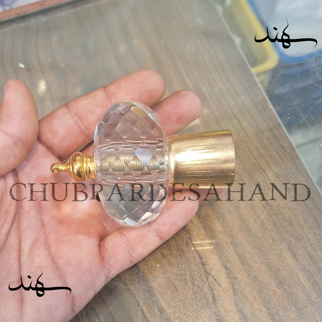 سَری چوب پرده پانچی (قُپه) کریستال رنگ طلایی کد۰۲