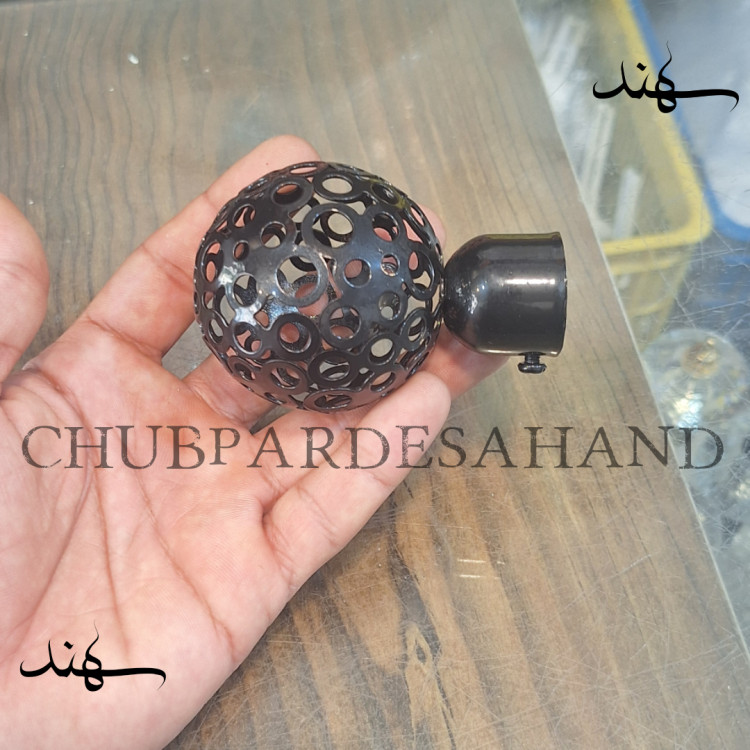 قپه مشکی میل پرده مشکی